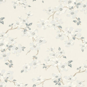 Iona Silver Fabric by Laura Ashley